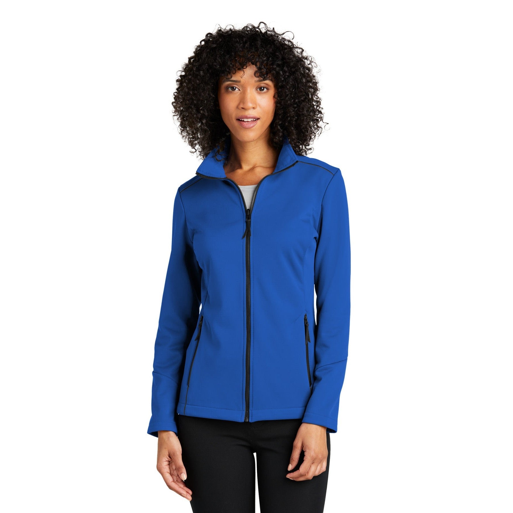 Port Authority-Port Authority® Women's Collective Tech Soft Shell Jacket L921-MedTech-4